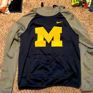 Nike Michigan Wolverines Hooded Sweatshirt